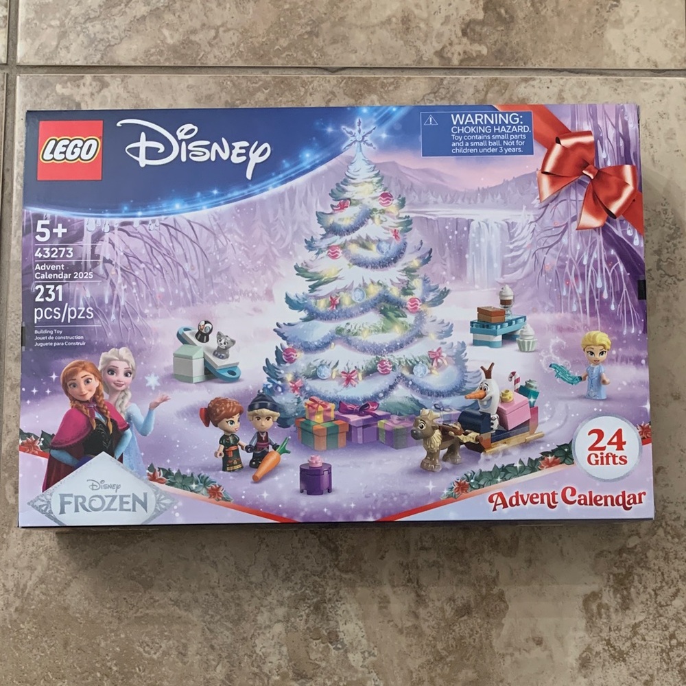 Lego Disney Frozen Advent Calendar Set Christmas mini figures Elsa Olaf Anna NEW